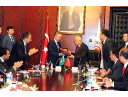 Çiçek, Kazakistan Meclis Başkanı Nigmatulin İle Görüştü!