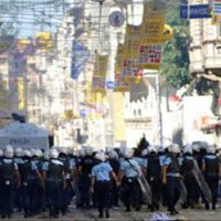 Taksim'e polisle müdahale