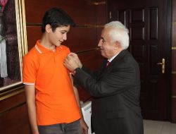 Dünya Üçüncüsünden Vali Dursun Ali Şahin’e Ziyaret