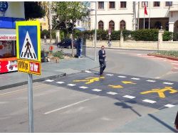 Yaya Geçitlerinin Görünürlüğü Arttırıldı