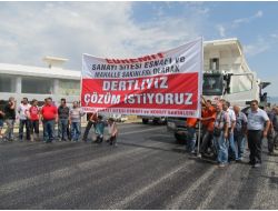 Sanayi Esnafı, Duble Yol Çalışmalarına Kısa Süreli Engel Oldu