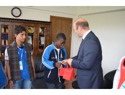 Türkçe’nin Çocukları Ayaş Kaymakamı Balcı'yı Ziyaret Etti