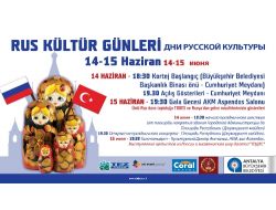 RUS KÜLTÜR GÜNLERİ BAŞLIYOR