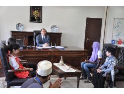 Bingöl'de Bulunan Olimpiyat Çocukları, Vali Ve Belediye Başkanını Ziyaret Etti