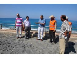 Turizm Beldesi Kargıcak'ta Kaldırımlar Yenileniyor