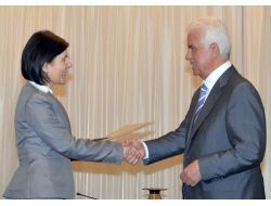 Kktc'nin İlk Kadın Başbakanı Siber, Yeni Kabineyi Eroğlu'na Sundu