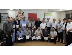 Samed'in Kur'an Kursunu Tamamlayanlara Sertifika Verildi