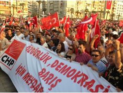 Chp İzmir Teşkilatı Destek Yürüyüşü
