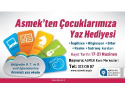 Asmek’ten Öğrencilere Ücretsiz Yaz Kursları