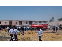 Sebze Meyve Halinde Çıkan Yangın Korkuttu