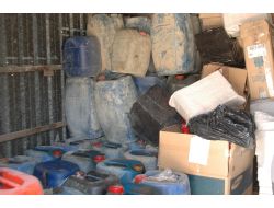 Reyhanlı'da  Esrar ve Kaçak Akaryakıt