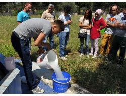 Edremit Myo Öğrencilerinden Geleneksel Zeytinyağı Sabunu Yapımı
