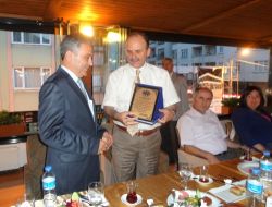 Terme Mal Müdürü Kırca’ya Veda Yemeği