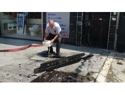 Vatandaşlardan Yangına Bidonlu Müdahale