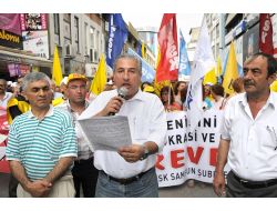 Samsun'da Bazı Sendika Üyeleri Greve Destek Verdi