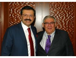 Etb Başkanı Hınıslıoğlu'ndan Tobb Başkanına Destek Ziyareti