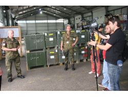 Almanlar, Trabzon'daki Loijstik Aktarma Noktasının Kapılarını Basına Açtı