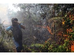 Endonezya'da Orman Yangını Hayatı Olumsuz Etkiliyor