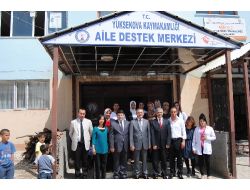 Sosyal Yardımlar Genel Müdür Yardımcıları Yüksekova'da