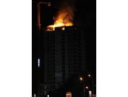 Samsun'un En Yüksek Binasında Yangın