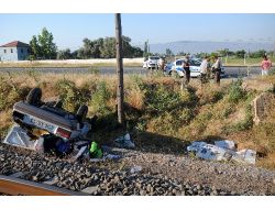 Aydın’da Polis Memurunun Aracı Takla Attı: 1 Ölü, 5 Yaralı
