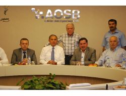 Başkan Zembilci, Aosb'nin Konuğu Oldu