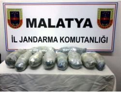 Malatya'da Yolcu Otobüsünde Esrar