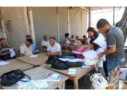 Üreticilere 'Tarla Okulu' Eğitimi Verildi