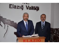 Vali Celalettin Cerrah'tan, Elazığ Valisi Erol’a Ziyaret