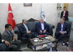 Btk İçin Azeri Ve Gürcü Bakanlar Kars’ta