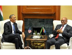 Barack Obama, Güney Afrika'da