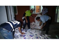 Otomatik Makinelerin İçinde Kaçak Sigara Sevkiyatı