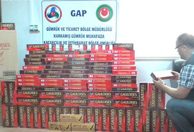 Karkamış'ta Kaçak Sigara