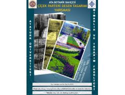 Çiçek Parteri Desen Tasarım Yarışması Düzenleniyor