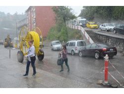 Zonguldak'ta Yağmur Ve Fırtınaya Yakalananlar Zor Anlar Yaşadı