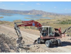 Yamula Barajı’ndaki Sahil Yolunun İkinci Etabı Bitiyor