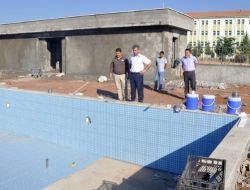 Siverek'te Yaptırılan Yarı Olimpik Havuzda Sona Gelindi