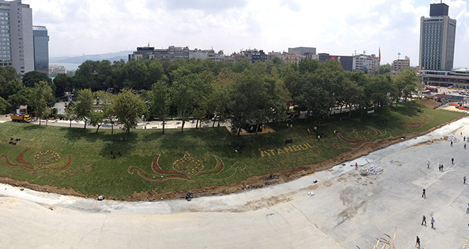İŞTE Gezi Parkı'nın yeni hali