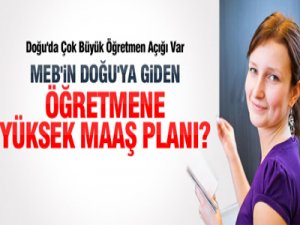 Öğretmene yüksek maaş!