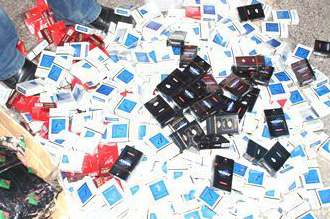 Kaçak sigara operasyonu