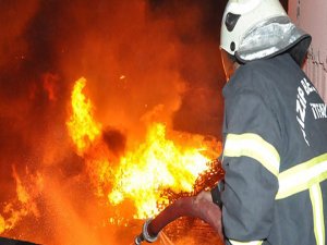 Gaziantep’te fabrika yangını