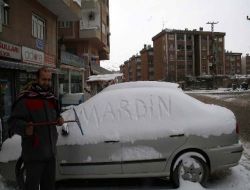 Mardin'de Kar Yağışı Hayatı Olumsuz Etkiliyor