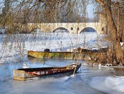 Tunca Nehri Tamamen Dondu