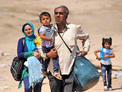 SURİYELİ KÜRTLER IRAK'A KAÇIYOR