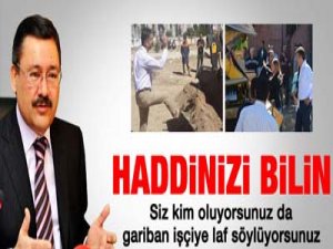 Gökçek: Size hadi bakalım diyecekler