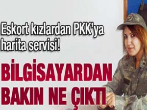 Eskort kızlardan PKK'ya harita servisi