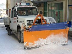 Nevşehir'de Karla Mücadele Çalışmaları Sürüyor