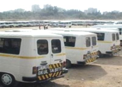 Sahte plakalı korsan servis