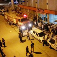 Dershaneye molotoflu saldırı