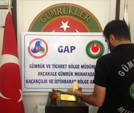 AKÇAKALE ALTIN YAKALAMASI